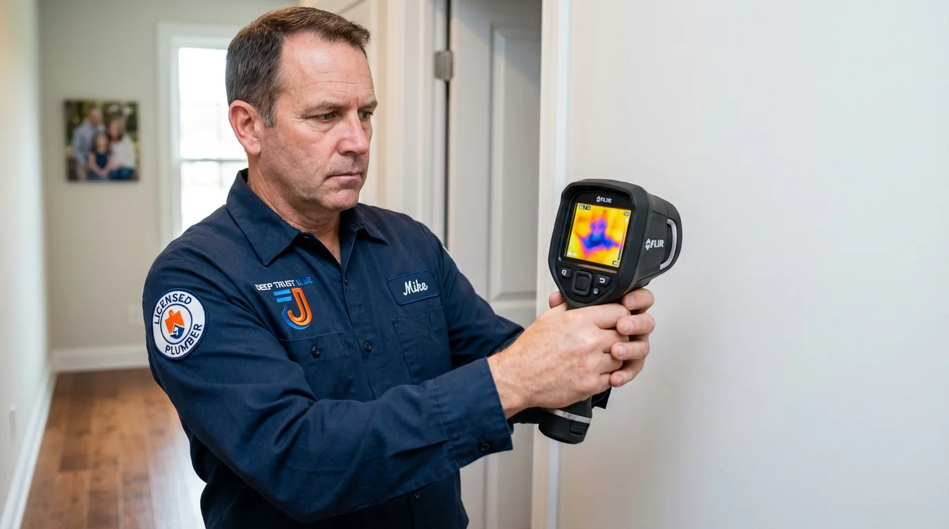 Thermal imaging leak detection by Johns Plumbing LLC in Adelanto